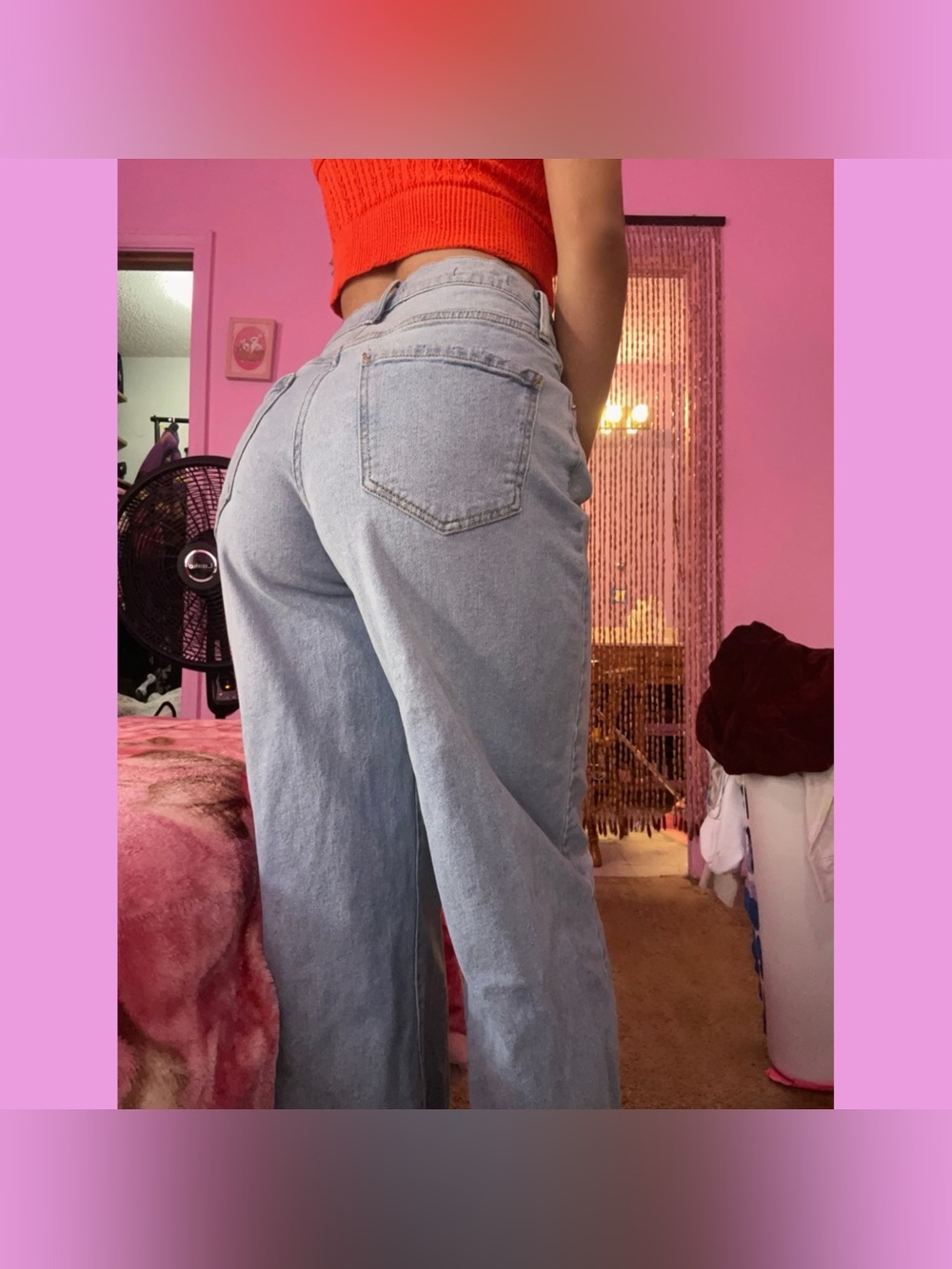 wide leg jeans